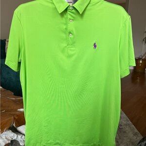 Polo by Ralph Lauren Men's Bright Green Polo Shirt